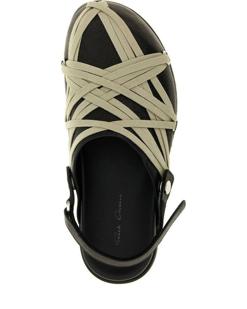 Rick Owens Mules in black, Ram Leather — view 4