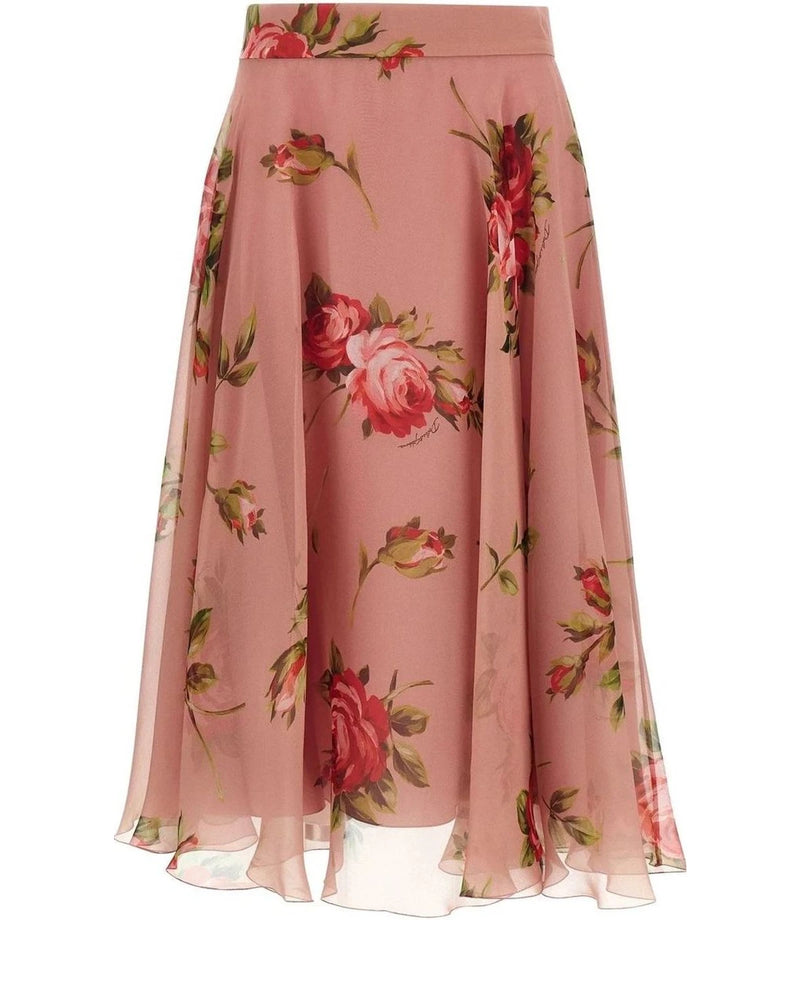 Dolce & Gabbana Skirt in pink, Silk