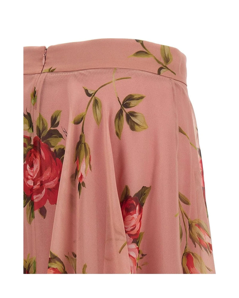 Dolce & Gabbana Skirt in pink, Silk — view 4