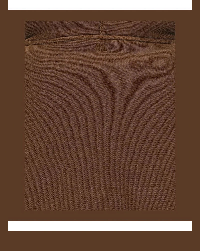 Ami Paris Hoodie in brown, Cotton — view 4