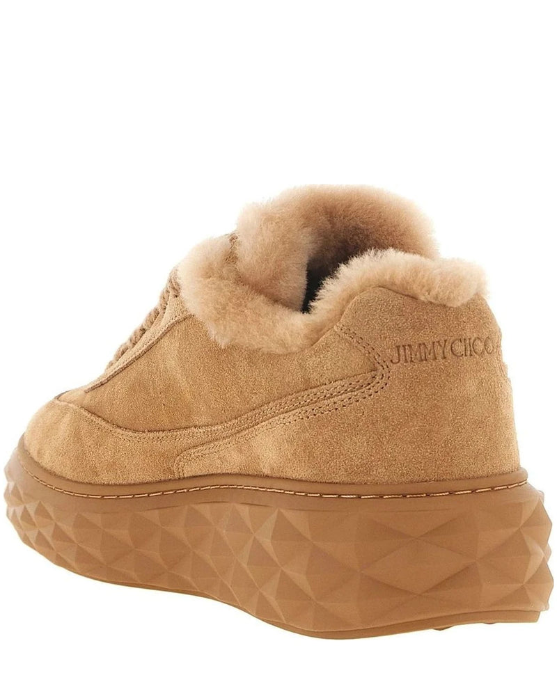 Jimmy Choo Sneakers in beige, Lamb — view 3
