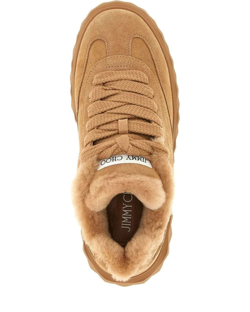 Jimmy Choo Sneakers in beige, Lamb — view 4