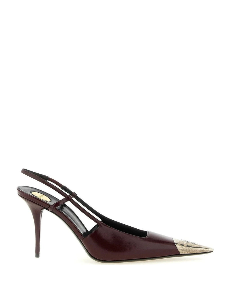 Saint Laurent Pumps in red, Lamb Leather