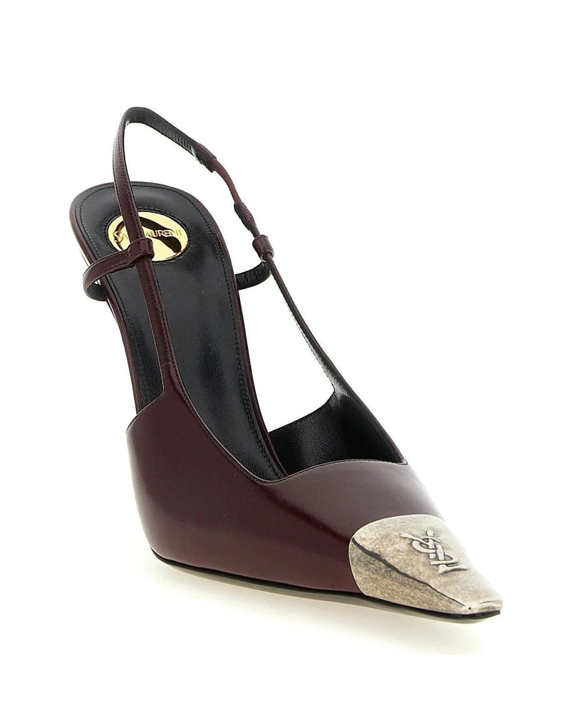 Saint Laurent Pumps in red, Lamb Leather — view 2
