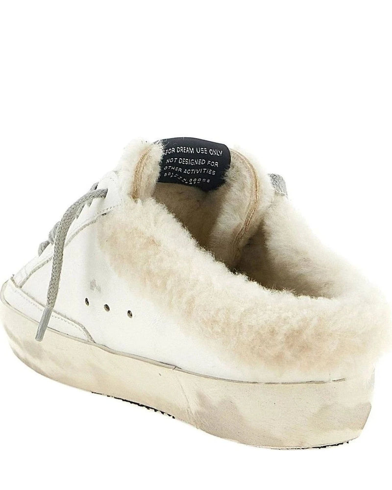 Golden Goose Slides in white, Leather — view 3