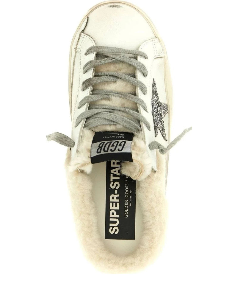 Golden Goose Slides in white, Leather — view 4