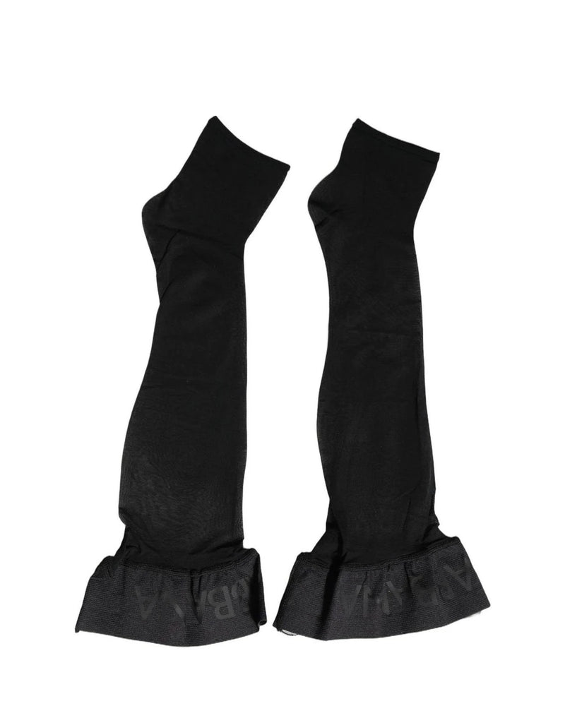 Dolce & Gabbana Knee Sock in black, Elastane — view 2