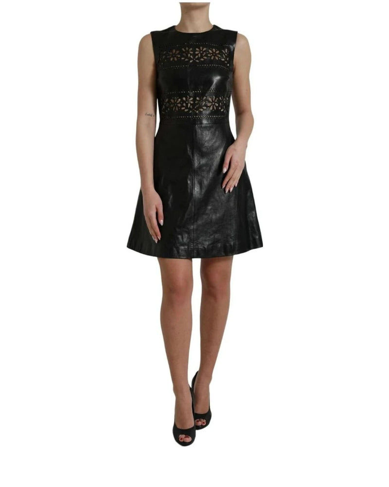 Red Valentino Dresse in black, Nylon Cotton