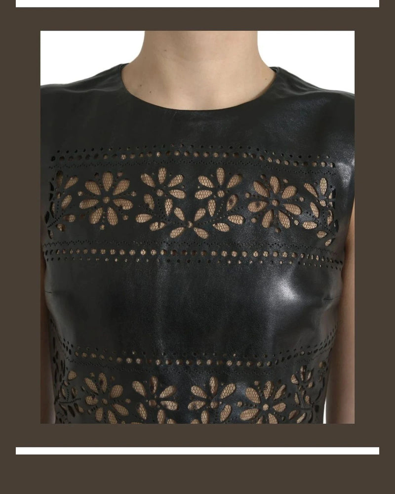 Red Valentino Dresse in black, Nylon Cotton — view 4