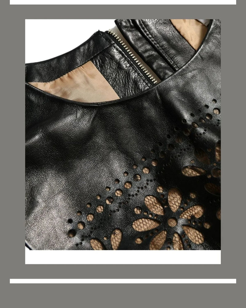 Red Valentino Dresse in black, Nylon Cotton — view 6