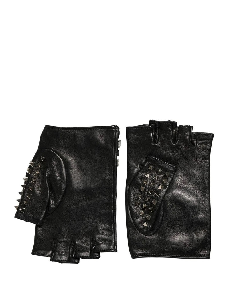 Dolce & Gabbana Gloves & Mitten in black, Genuine Leather — view 2