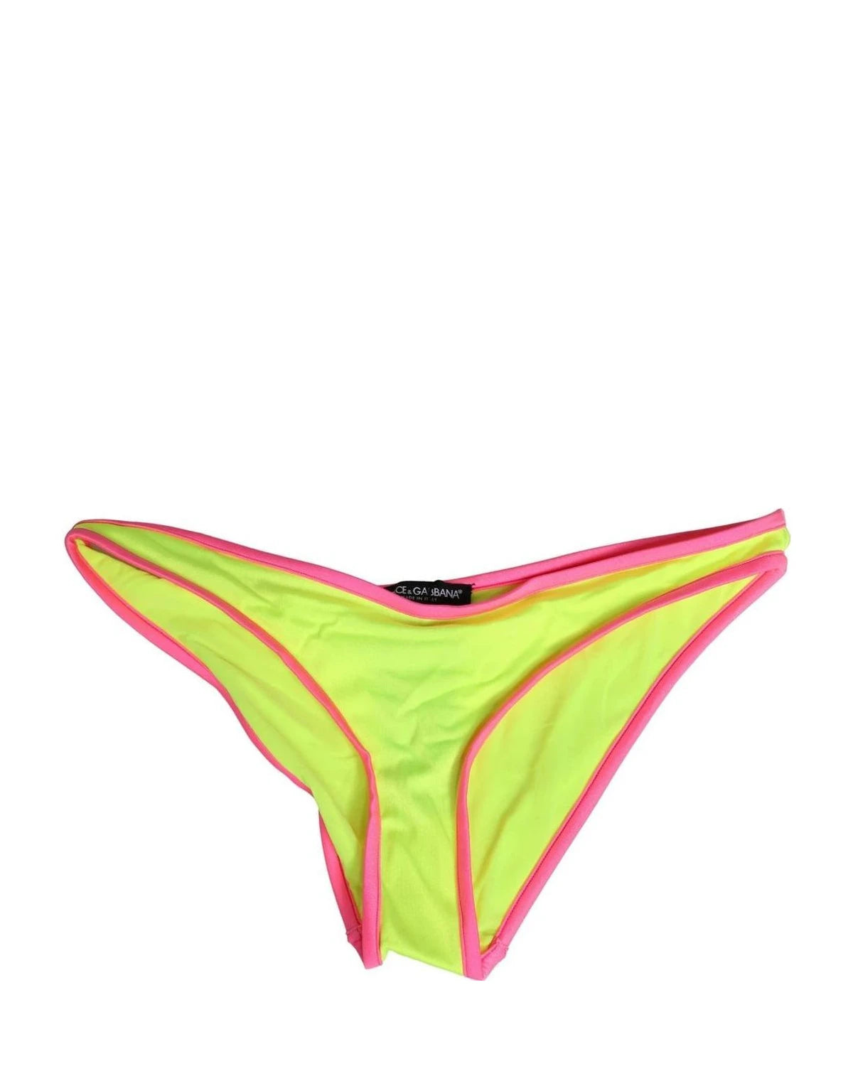 Dolce & Gabbana Yellow Classic Bikini