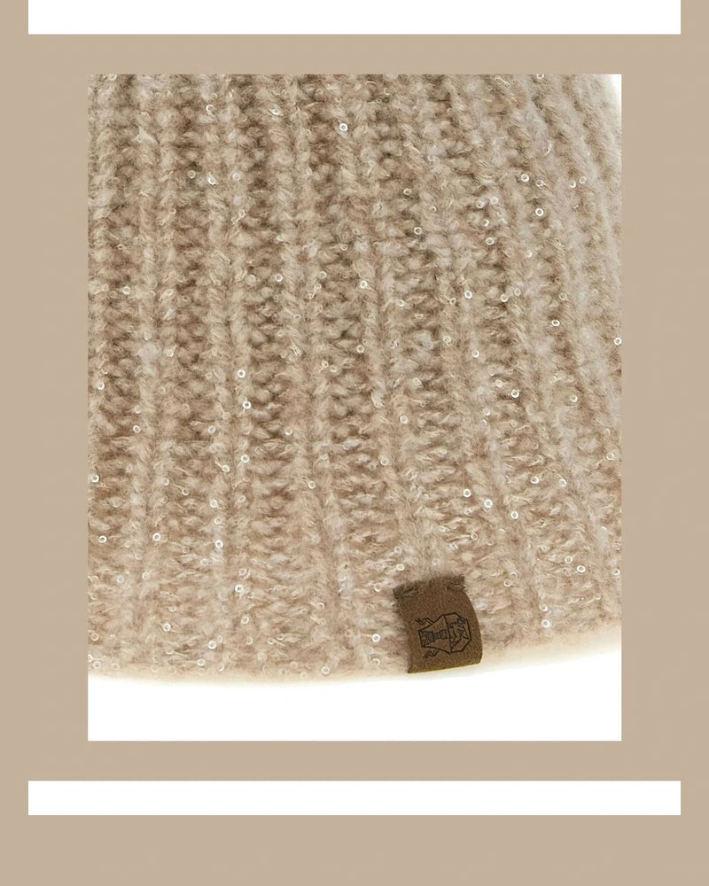 Brunello Cucinelli Cloche Hat in beige, Cashmere — view 3