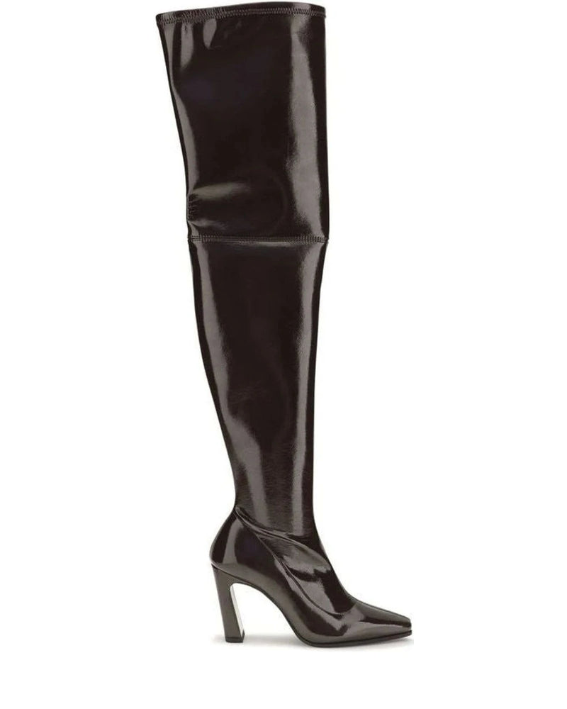 Stuart Weitzman Knee High Boots in brown, Rayon