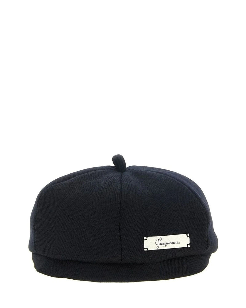 Jacquemus Beret in blue, Virgin Wool — view 2