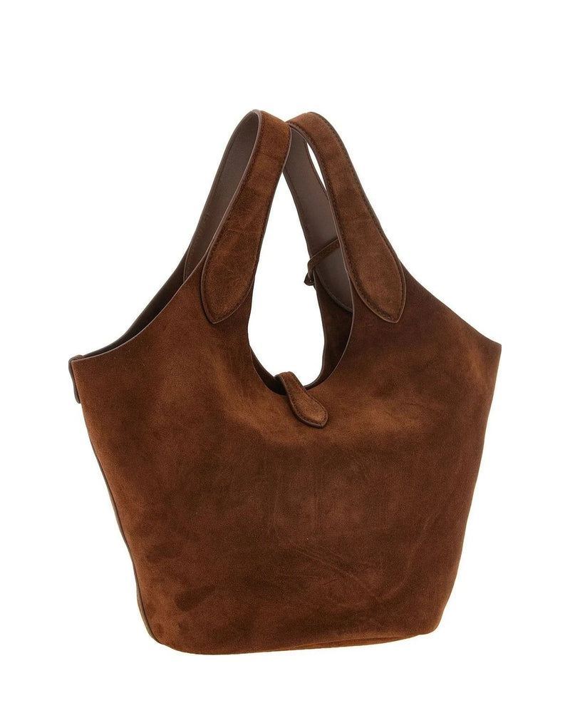 Polo Ralph Lauren Tote Bag in brown, Cow Leather — view 2