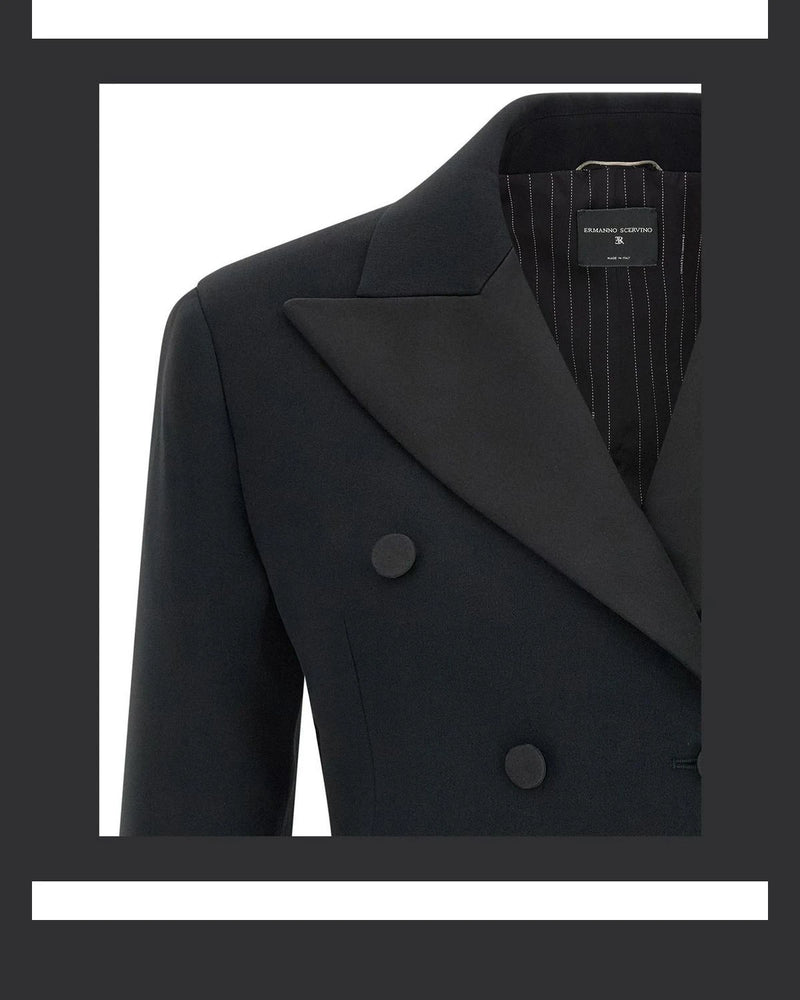 Ermanno Scervino Blazer in black, Viscose — view 3