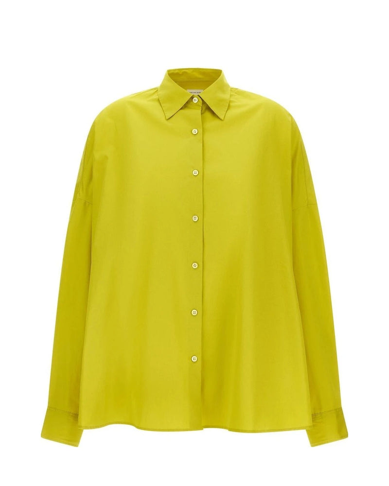 Dries Van Noten Dress Shirt in yellow, Cotton