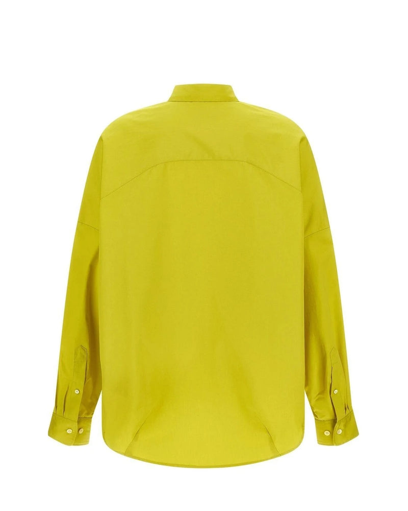 Dries Van Noten Dress Shirt in yellow, Cotton — view 2