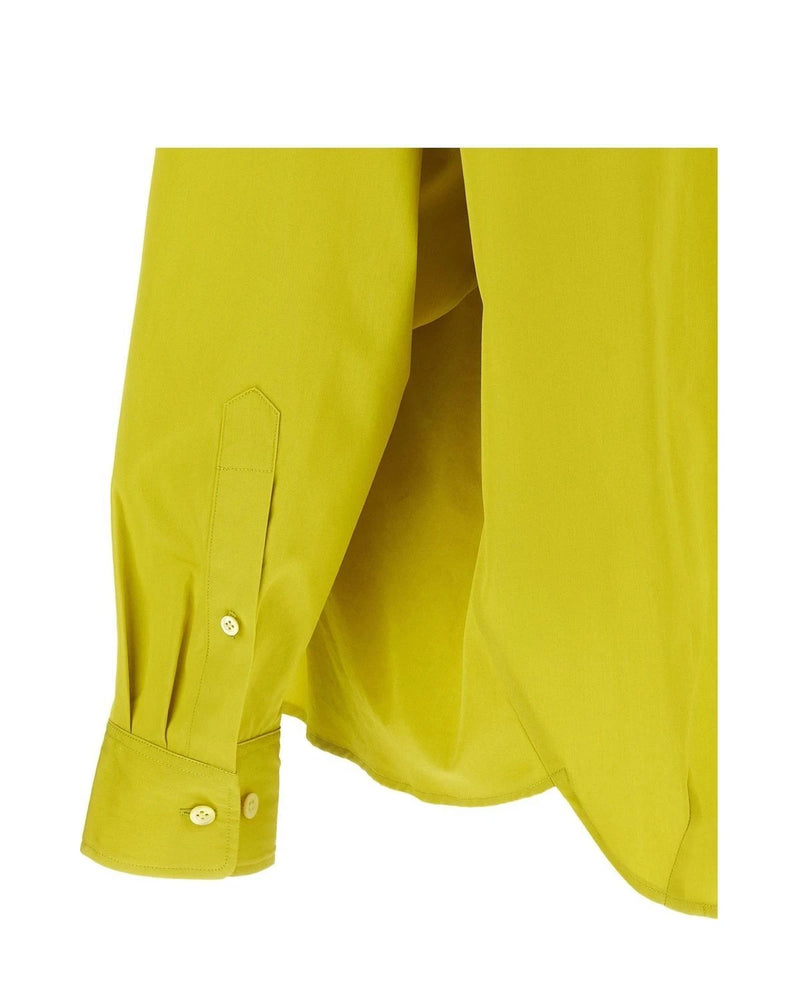 Dries Van Noten Dress Shirt in yellow, Cotton — view 4