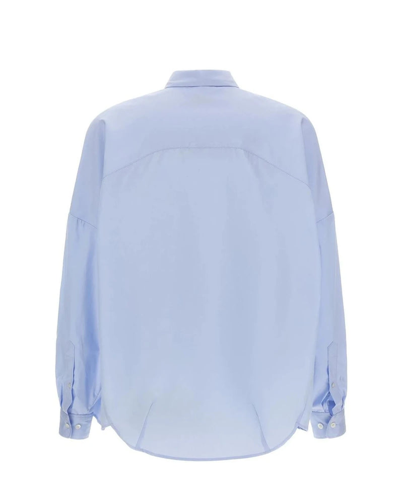 Dries Van Noten Dress Shirt in blue, Cotton — view 2