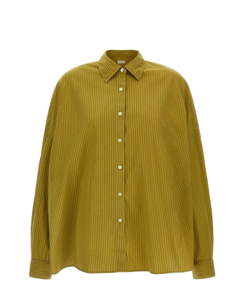 Dries Van Noten Dress Shirt in yellow, Cotton