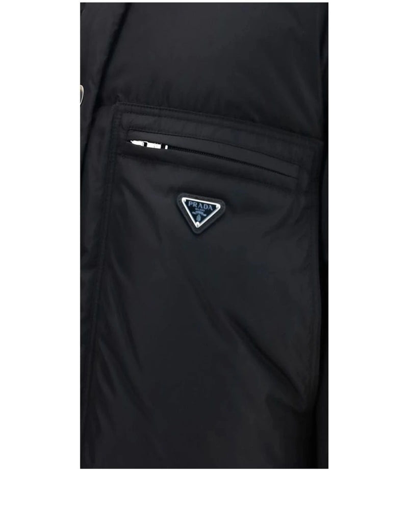 Prada Puffer Jacket in black, Polyester — view 3