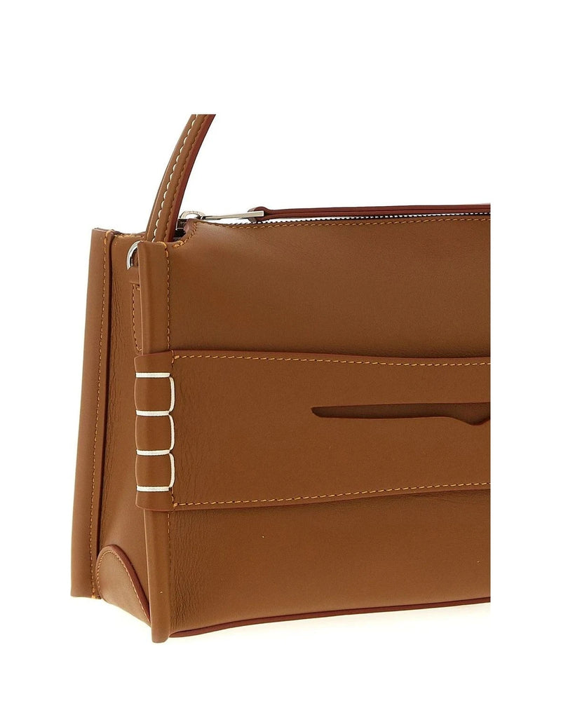 J.W.Anderson Shoulder Bag in brown, Calfskin Leather — view 3