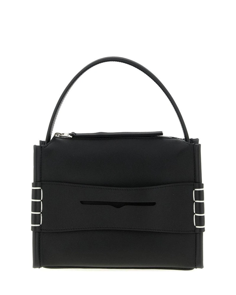 JW Anderson Shoulder Bag in black, Calfskin Leather