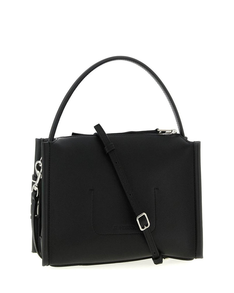 JW Anderson Shoulder Bag in black, Calfskin Leather — view 2