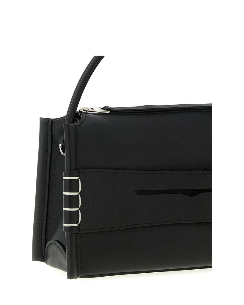 JW Anderson Shoulder Bag in black, Calfskin Leather — view 3