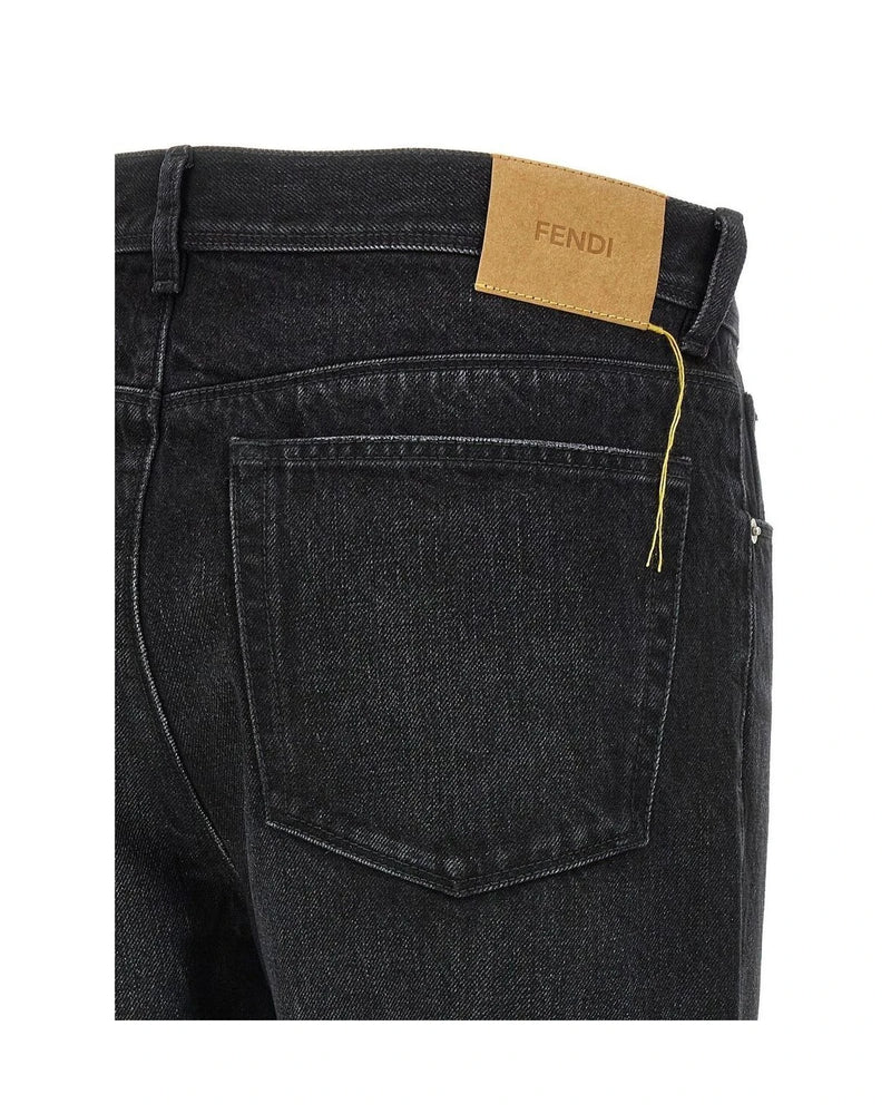 Fendi Jean in black, Cotton — view 4