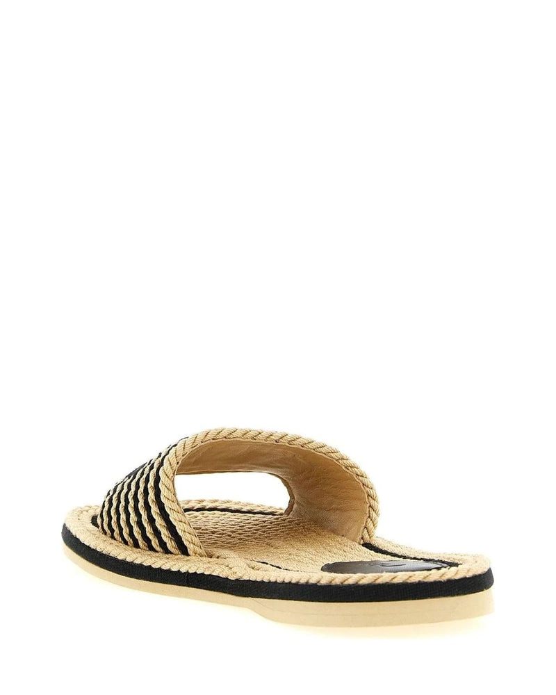 Chloé Slides in multicolor, Cotton — view 3