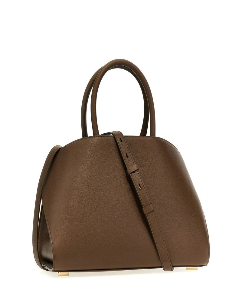 Ferragamo Satchel Bag in brown, Calfskin Leather — view 2