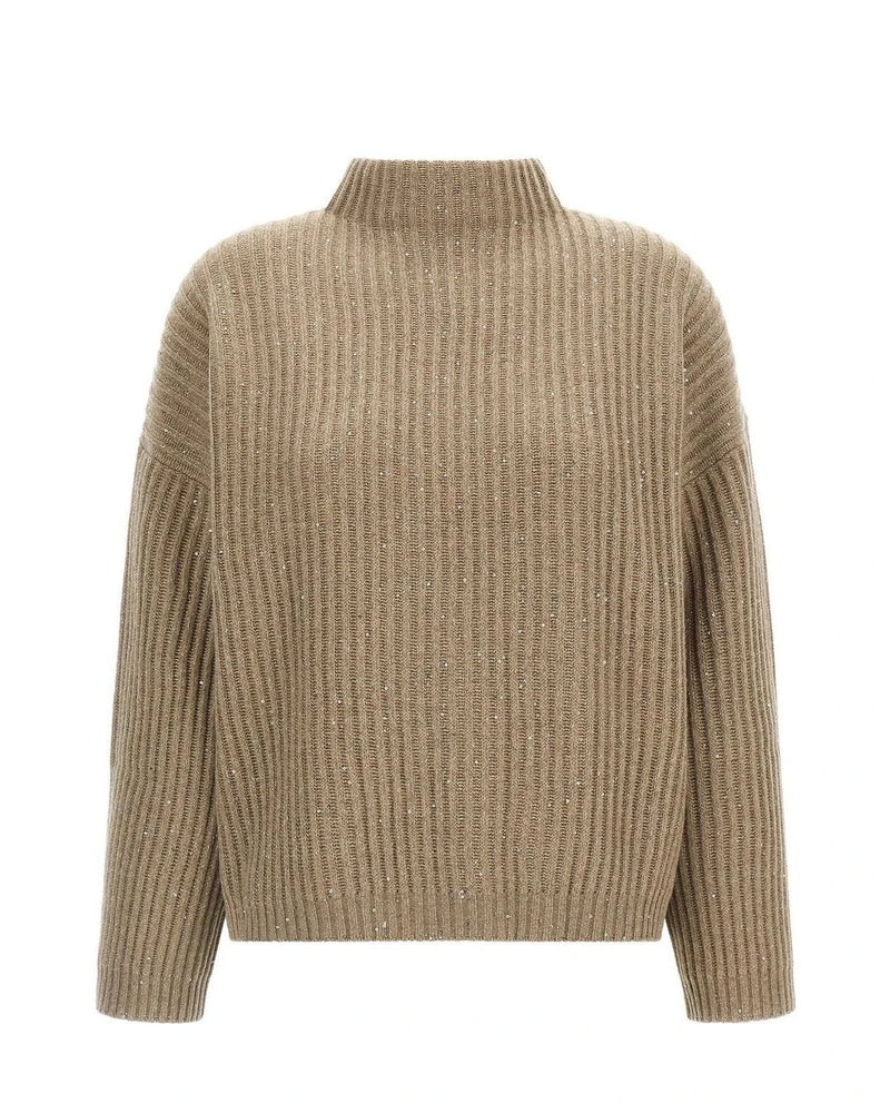 Brunello Cucinelli Sweater in beige, Cashmere