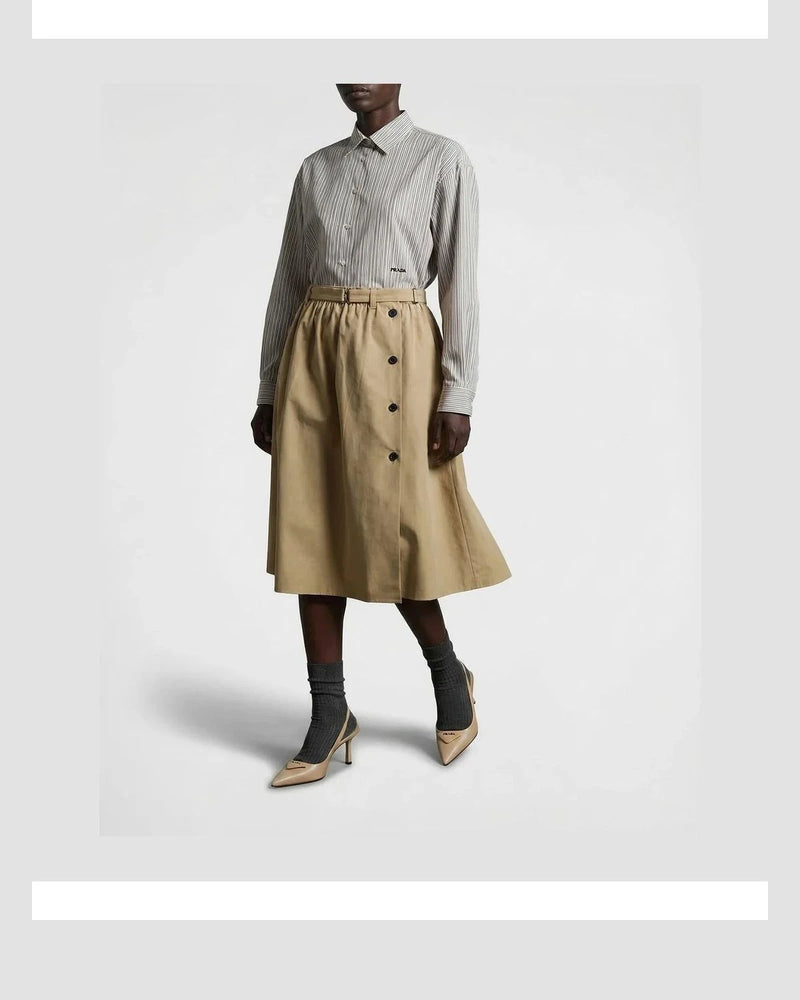 Prada Skirt in beige, Cotton — view 2