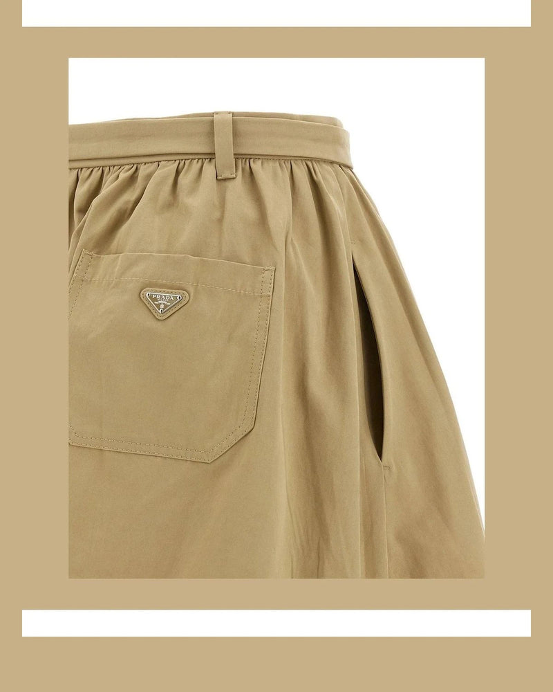 Prada Skirt in beige, Cotton — view 5