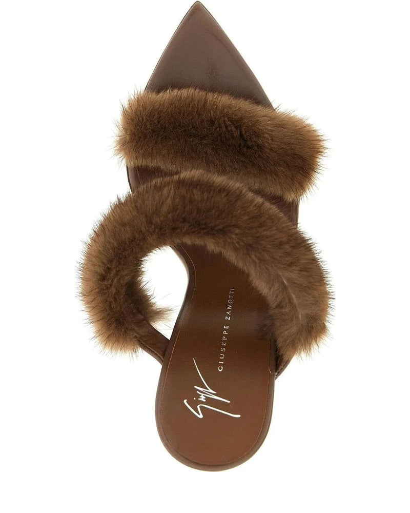 Giuseppe Zanotti Sandals in brown, Cow Leather — view 4