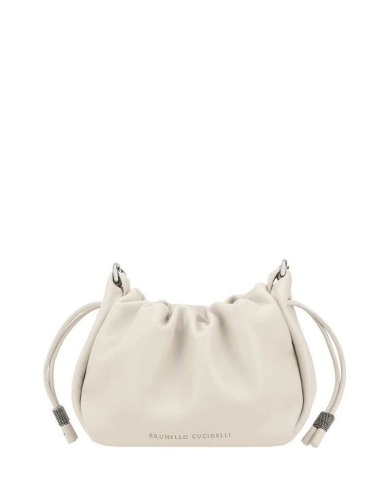 Brunello Cucinelli Bucket Bag in beige