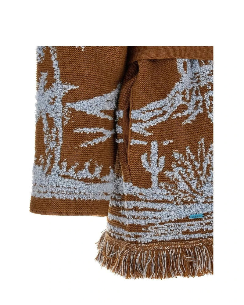 Alanui Cardigan in brown, Cashmere — view 4