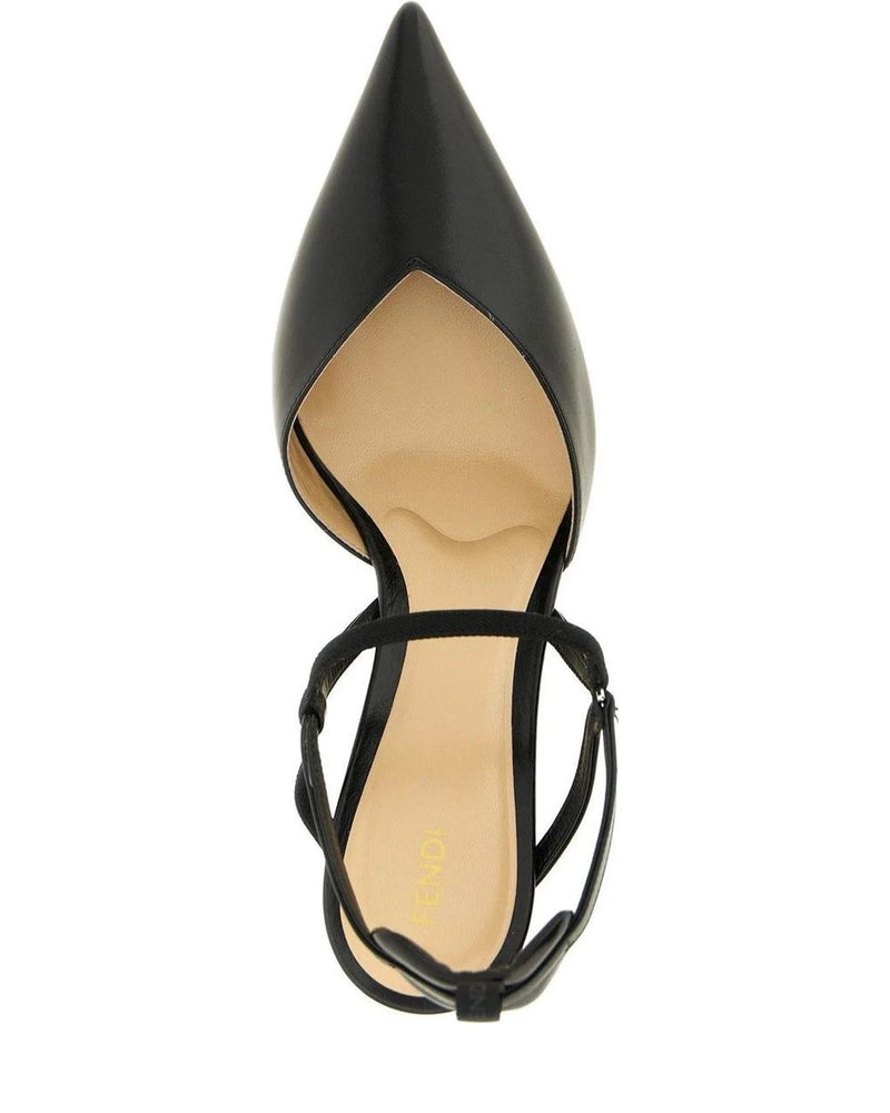 Fendi Pumps in black, Calfskin Leather — view 4