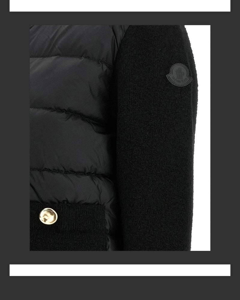 Moncler Bolero Jacket in black, Polyamide — view 4