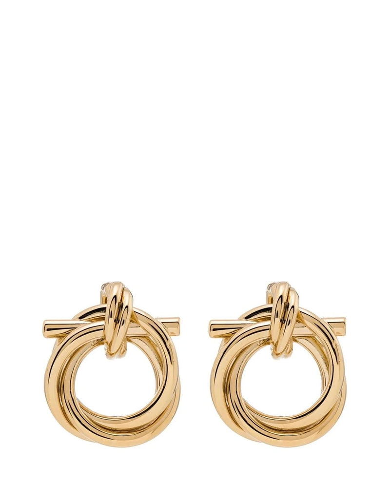 Ferragamo Earring in gold, Brass