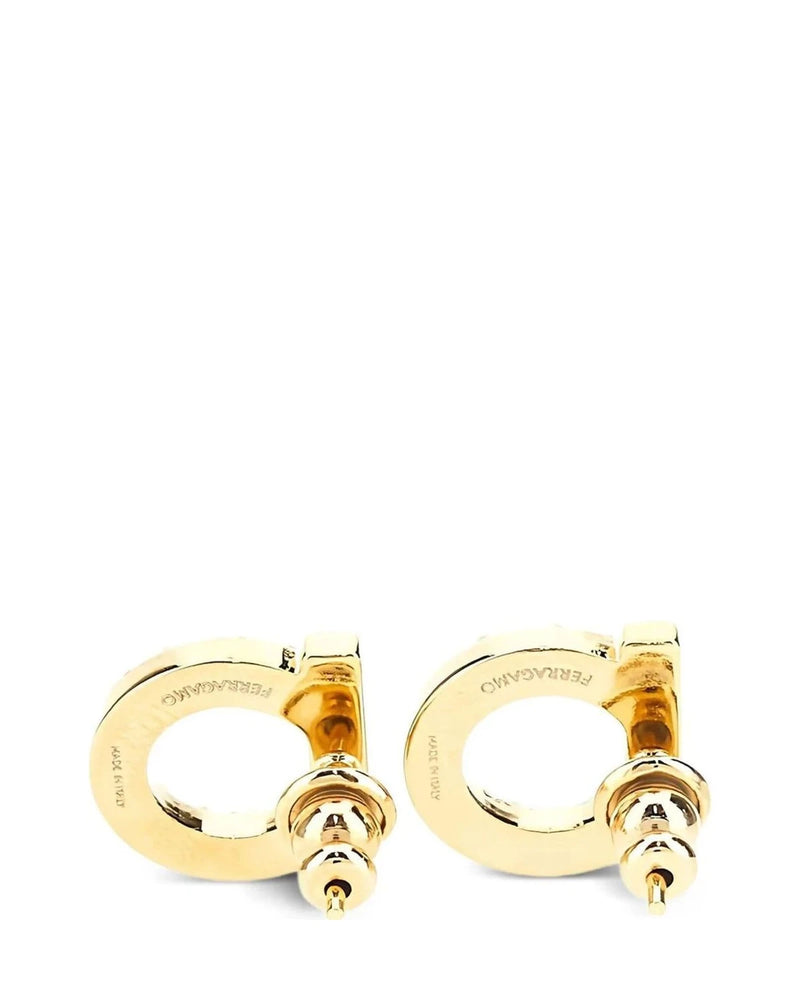 Ferragamo Earring in gold, Brass — view 2
