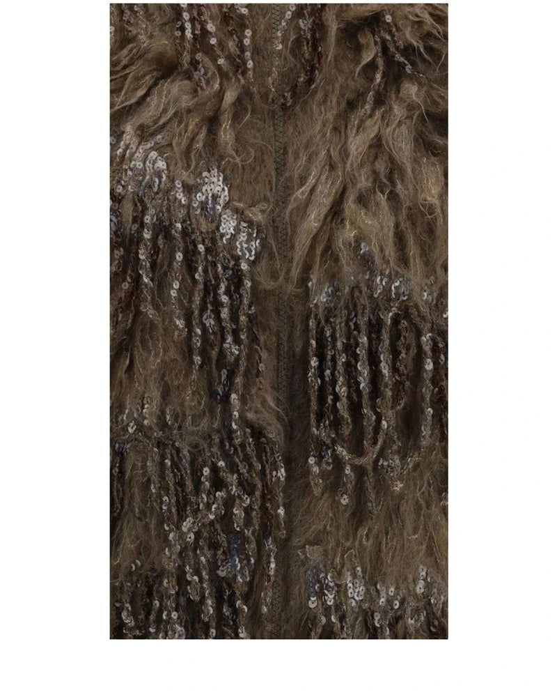 Brunello Cucinelli Sweater in beige, Mohair — view 3