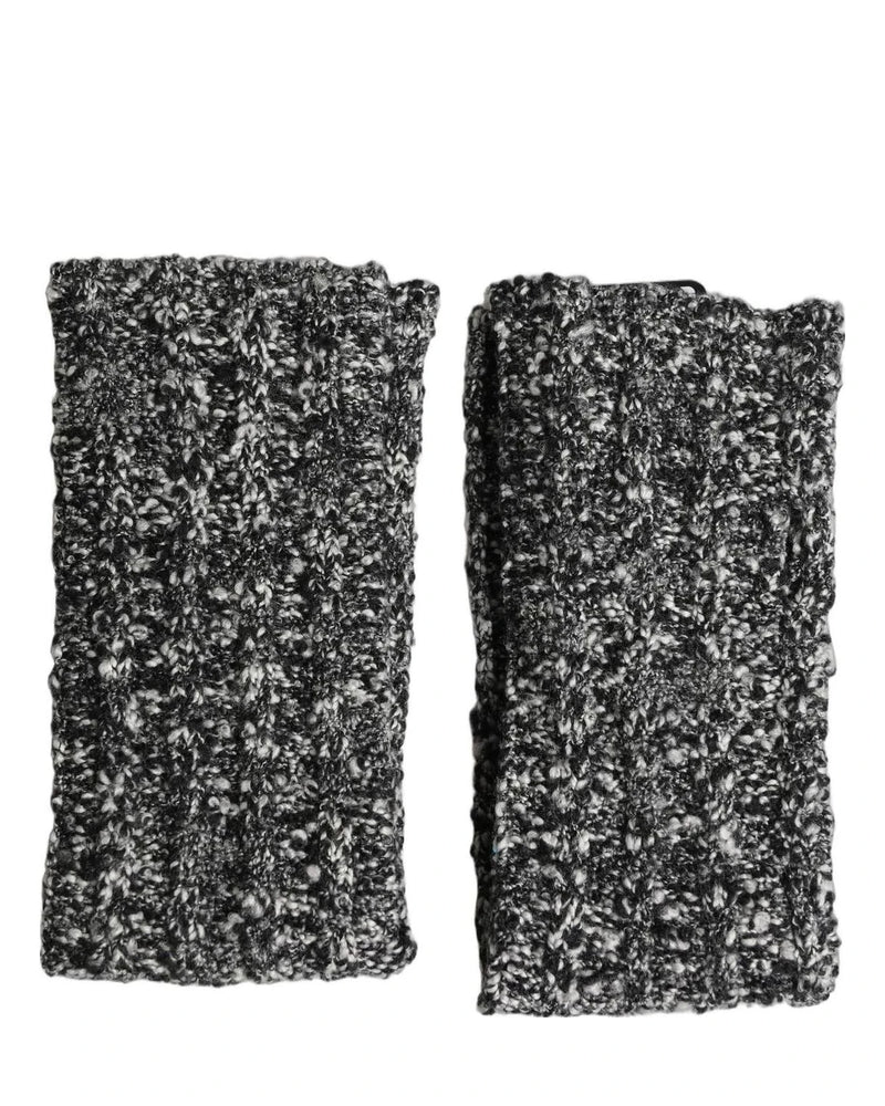 Dolce & Gabbana Arm Warmers & Sleeve in black, Virgin Wool — view 2