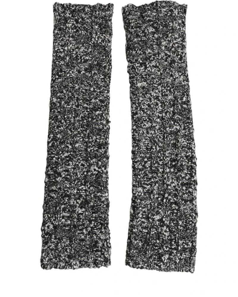 Dolce & Gabbana Arm Warmers & Sleeve in black, Virgin Wool — view 3