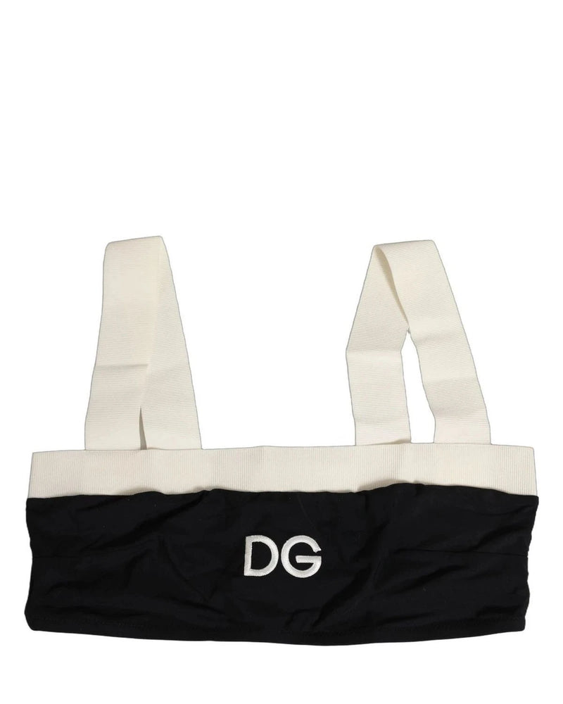 Dolce & Gabbana Swimwear Top in black, Cotton