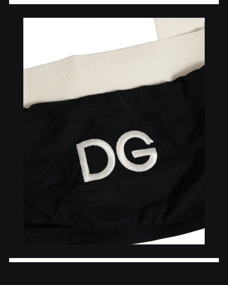Dolce & Gabbana Swimwear Top in black, Cotton — view 3