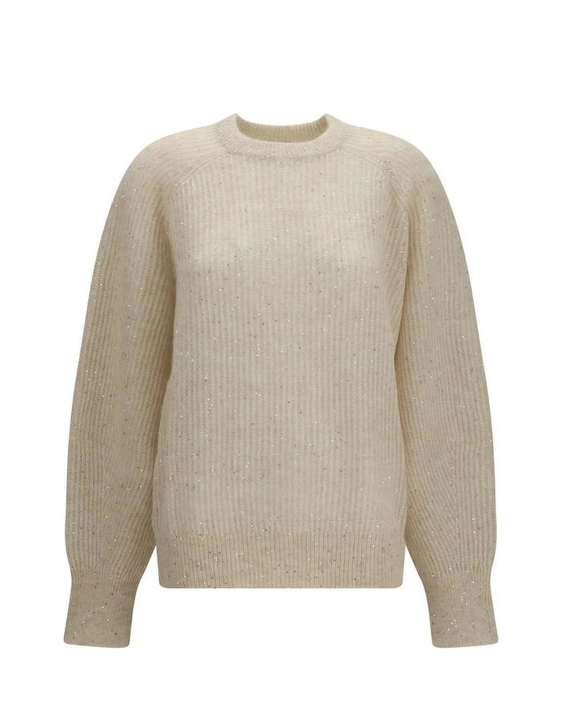 Brunello Cucinelli Sweater in beige, Mohair